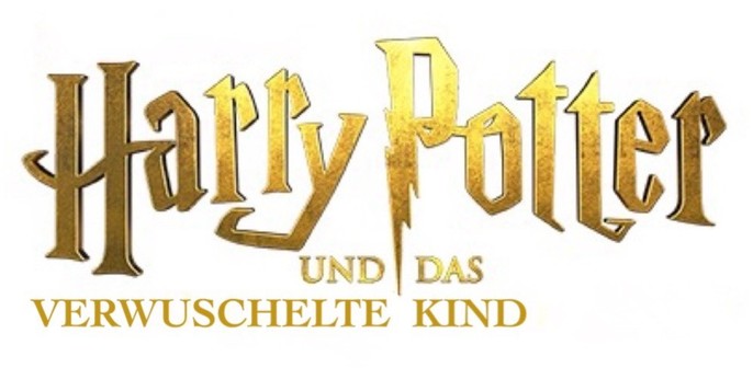 Musical-Logo (in Photoshop bearbeitet): Harry Potter UND DAS VERWUSCHELTE KIND