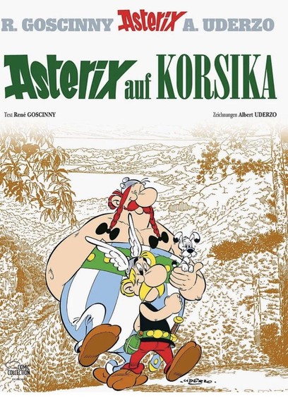 Buchcover von Albert Uderzo und René Goscinny: Asterix auf Korsika